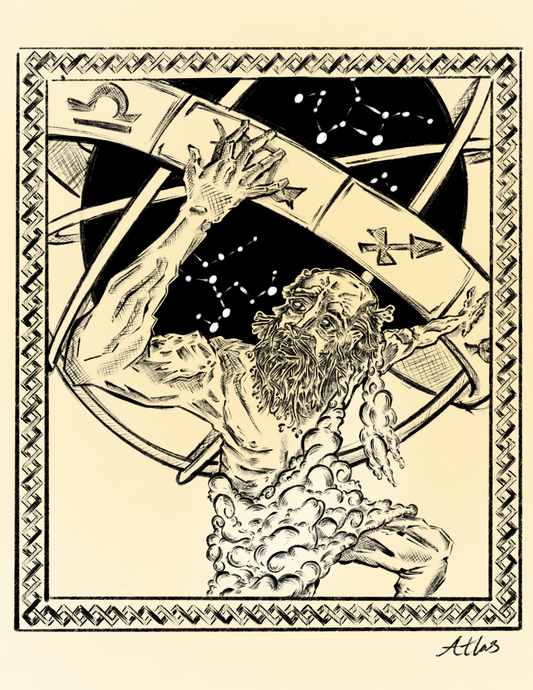 Atlas - 5X7" Art Print