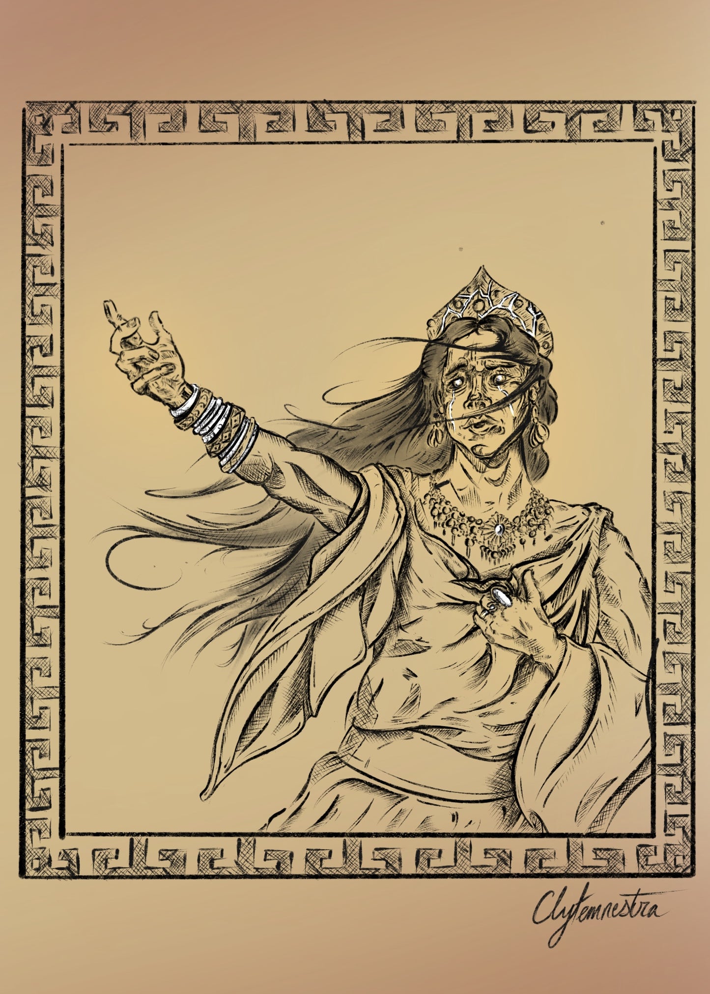 Clytemnestra 5x7" Art Print