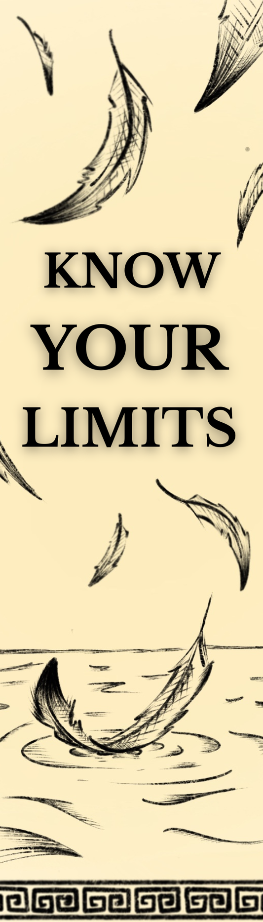 Icarus Feather Bookmark